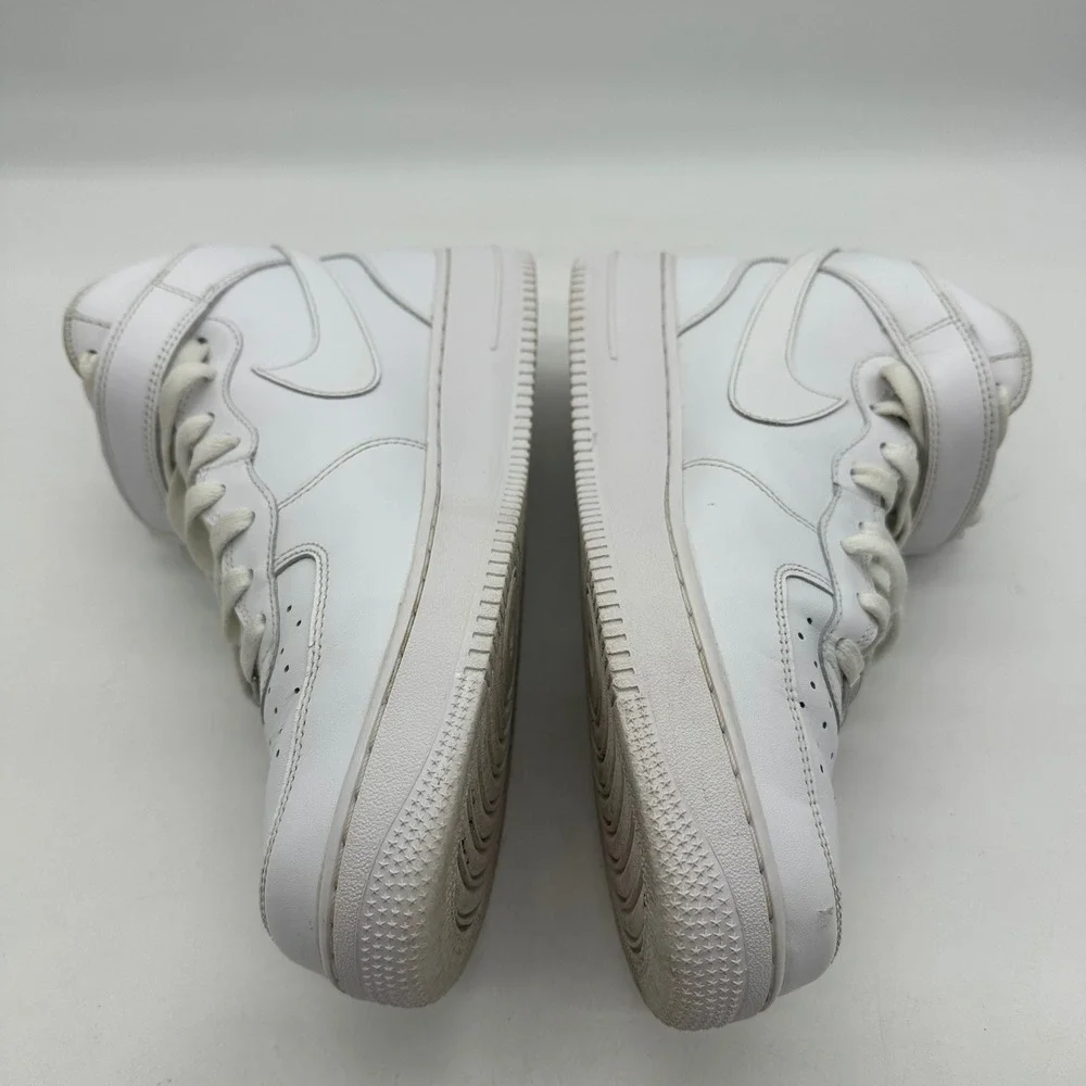 Nike CW2289-111 Mens Size 12 Shoes White Air Force 1 Mid 07 Leather Sneakers‎